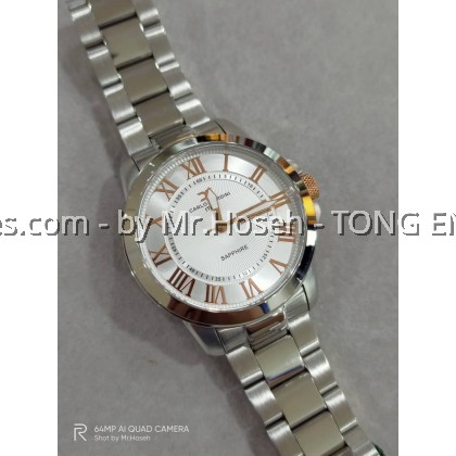 Carlo Cardini Day-Date Swiss Quartz 43mm Men Watch 4049G-SS-RGI-3 Carlo Cardini Day-Date Swiss Quartz 43mm Men Watch 4049G-SS-RGI-3