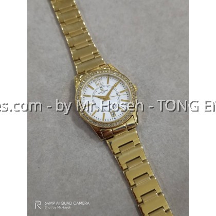 Carlo Cardini Crystals Swiss Quartz 32mm Ladies Watch 4038L-GP-1
