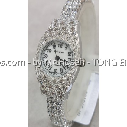 Royal Crown Crystal Bracelet Watch 2502B-SS-1M Royal Crown Crystal Bracelet Watch 2502B-SS-1M