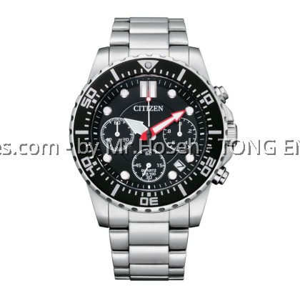Citizen Quartz Chronograph Black 43mm Men Watch AI5000-84E
