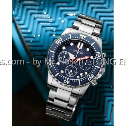 Citizen Quartz Chronograph Blue 43mm Men Watch AI5001-81L