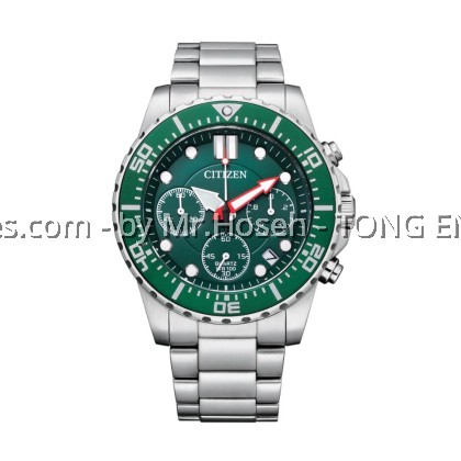 Citizen Quartz Chronograph Green 43mm Men Watch AI5009-80X