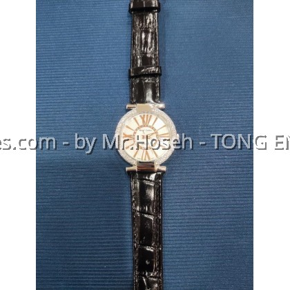Royal Crown Crystal Leather Watch 6116L-STR-4 Royal Crown Crystal Leather Watch 6116L-STR-4