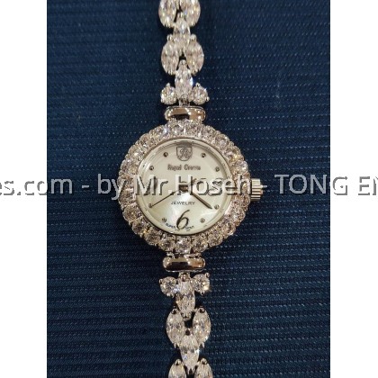 Royal Crown Crystal Bracelet Watch 63804B-SS-1M Royal Crown Crystal Bracelet Watch 63804B-SS-1M