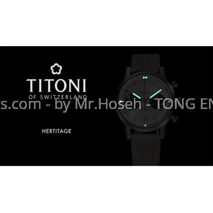 Titoni Heritage Bicompax Chronograph Automatic Watch 94020 S-ST-680