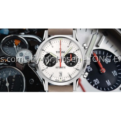 Titoni Heritage Bicompax Chronograph Automatic Watch 94020 S-ST-680