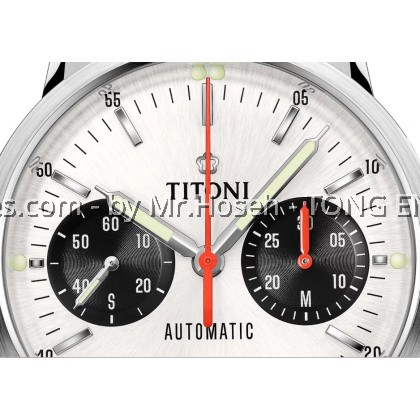 Titoni Heritage Bicompax Chronograph Automatic Watch 94020 S-ST-680