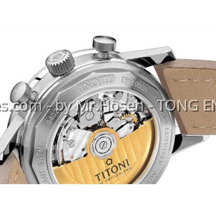 Titoni Heritage Bicompax Chronograph Automatic Watch 94020 S-ST-680