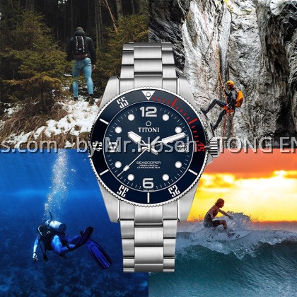 Titoni Seascoper Automatic Diver's Watch 83600 S-BE-255