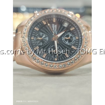 Balmer Crystals 36mm Ladies Chronograph Watch 8149M RG-4 Balmer Crystals 36mm Ladies Chronograph Watch 8149M RG-4