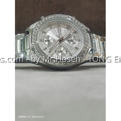 Balmer Crystals 36mm Ladies Chronograph Watch 8149M SS-1 Balmer Crystals 36mm Ladies Chronograph Watch 8149M SS-1
