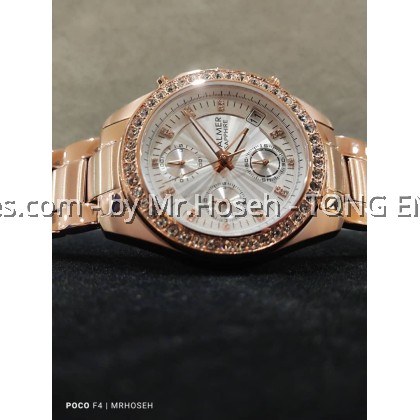 Balmer Crystals 36mm Ladies Chronograph Watch 8149M RG-1 Balmer Crystals 36mm Ladies Chronograph Watch 8149M RG-1