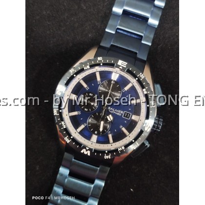 Balmer 44mm Men Chronograph Watch with Compass Bezel 8118G SS-5 Balmer 44mm Men Chronograph Watch with Compass Bezel 8118G SS-5