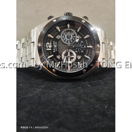 Balmer 45mm Octagon Shaped Men Chronograph Watch 8163G SS-4 Balmer 45mm Octagon Shaped Men Chronograph Watch 8163G SS-4