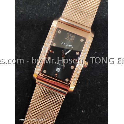 Balmer 21mm Crystal Rectangle Ladies Watch 8169L RG-4 Balmer 21mm Crystal Rectangle Ladies Watch 8169L RG-4
