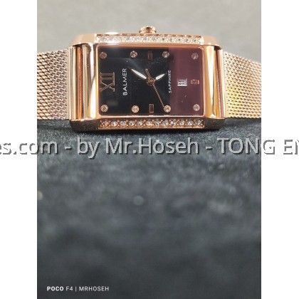 Balmer 21mm Crystal Rectangle Ladies Watch 8169L RG-4 Balmer 21mm Crystal Rectangle Ladies Watch 8169L RG-4