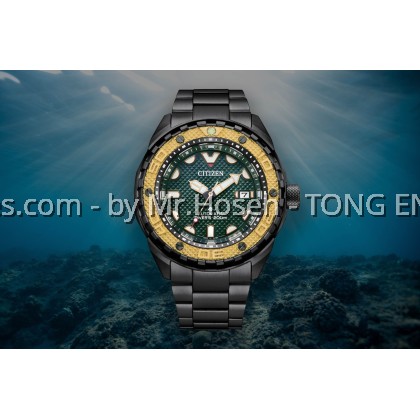 Citizen Promaster Super Titanium Green Anaconda Asia-Only Limited Edition Dive Automatic Men Watch NB6008-82X Citizen Promaster Super Titanium Green Anaconda Asia-Only Limited Edition Dive Automatic Men Watch NB6008-82X