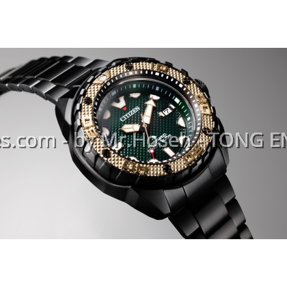Citizen Promaster Super Titanium Green Anaconda Asia-Only Limited Edition Dive Automatic Men Watch NB6008-82X Citizen Promaster Super Titanium Green Anaconda Asia-Only Limited Edition Dive Automatic Men Watch NB6008-82X