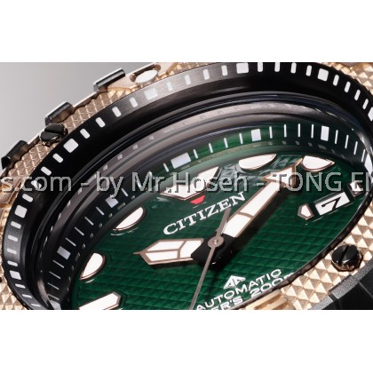 Citizen Promaster Super Titanium Green Anaconda Asia-Only Limited Edition Dive Automatic Men Watch NB6008-82X Citizen Promaster Super Titanium Green Anaconda Asia-Only Limited Edition Dive Automatic Men Watch NB6008-82X