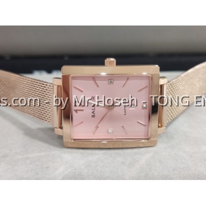 Balmer 26mm Square Crystal Ladies Watch 8165M RG-P9