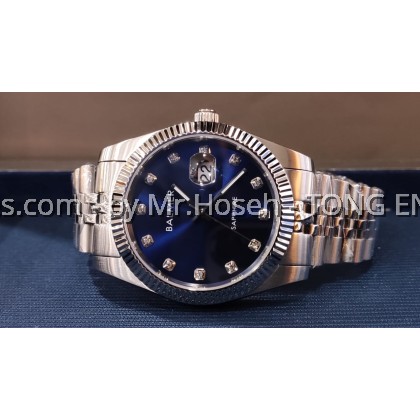 Balmer 40mm Datejust Men Quartz Watch 8172G SS-5S