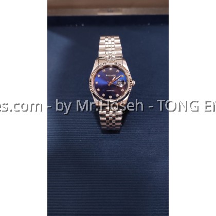 Balmer 30mm Datejust Ladies Quartz Watch 8172L SS-5S Balmer 30mm Datejust Ladies Quartz Watch 8172L SS-5S