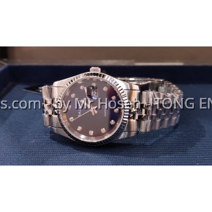 Balmer 30mm Datejust Ladies Quartz Watch 8172L SS-5S Balmer 30mm Datejust Ladies Quartz Watch 8172L SS-5S