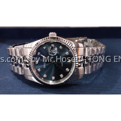 Balmer 30mm Datejust Ladies Quartz Watch 8172L SS-46S Balmer 30mm Datejust Ladies Quartz Watch 8172L SS-46S