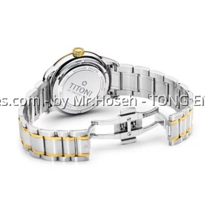 Titoni Airmaster Two-Tone Diamond 40mm Gents T83733SY-556