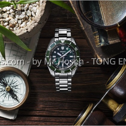 Seiko Prospex GMT ‘Marine Green’ Marinemaster 200m GMT SPB381J1