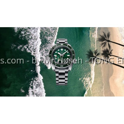 Seiko Prospex GMT ‘Marine Green’ Marinemaster 200m GMT SPB381J1