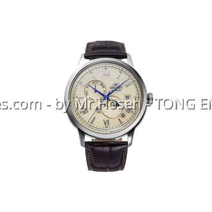 Orient Bambino Sun and Moon Mechanical Classic Watch RA-AK0803Y Orient Bambino Sun and Moon Mechanical Classic Watch RA-AK0803Y