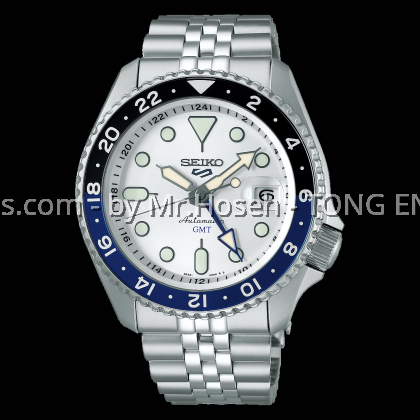 Seiko 5 Sports SKX GMT Sky Blue Silver Cloud Automatic SSK033K1 Seiko 5 Sports SKX GMT Sky Blue Silver Cloud Automatic SSK033K1