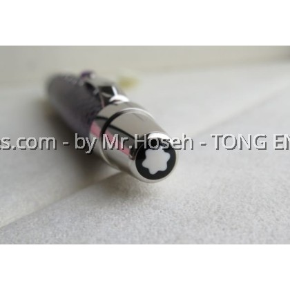 Montblanc Boheme Jewels Amethyst Violet Leather Ballpoint Pen 9926