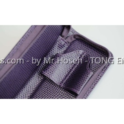 Montblanc Boheme Jewels Amethyst Violet Leather Ballpoint Pen 9926