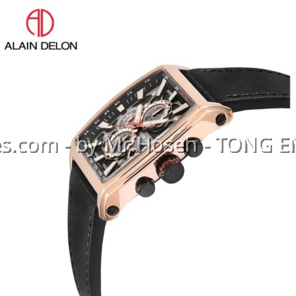Alain Delon Men Rectangular XL AD473-1532C