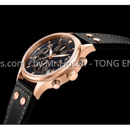 Alain Delon Pilot Watch Chronograph AD490-1535C