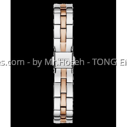 GUESS Ladies 2-Tone Rose Gold Tone Analog Watch 28mm GW0762L4
