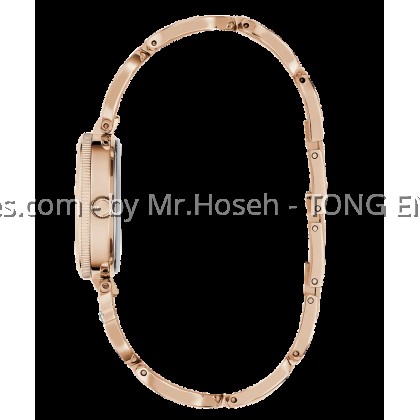 GUESS Ladies Rose Gold Tone Analog Watch 30mm GW0759L3