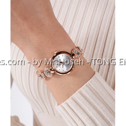 GUESS Ladies Rose Gold Tone Analog Watch 26mm GW0757L3 GUESS Ladies Rose Gold Tone Analog Watch 26mm GW0757L3