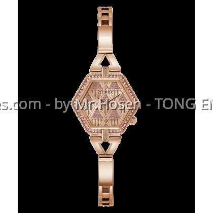 GUESS Ladies Rose Gold Tone Analog Watch 28mm GW0680L3