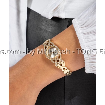 GUESS Ladies Gold Tone Analog Watch 23mm GW0682L2 GUESS Ladies Gold Tone Analog Watch 23mm GW0682L2