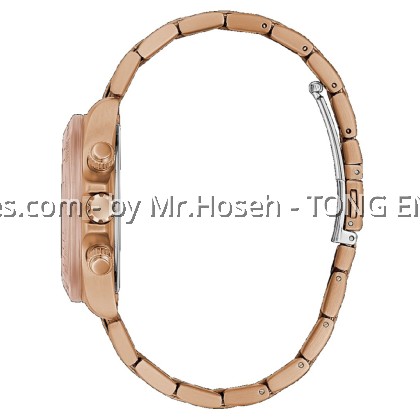 GUESS Ladies Rose Gold Tone 2-Tone Multi-function Watch 39mm GW0557L2 GUESS Ladies Rose Gold Tone 2-Tone Multi-function Watch 39mm GW0557L2