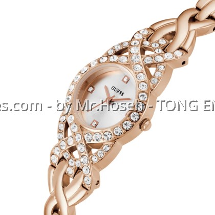 GUESS Adorn Ladies Rose Gold Tone Analog Watch 23mm GW0682L3