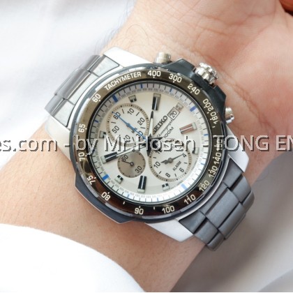 Seiko Chronograph Alarm Limited Edition Quartz Men Watch SNAD19P1
