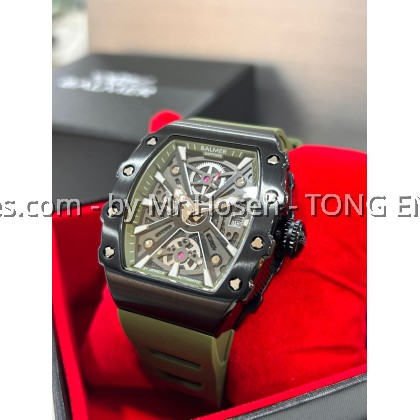 Balmer Tonneau XL Mechanical Dial Automatic Gents Watch 8836G BK-46