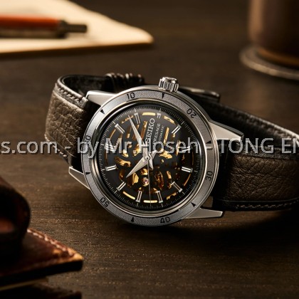 Seiko Presage Skeleton Style 60s 'Elegant yet Rugged' Biker style SSA461J1 Seiko Presage Skeleton Style 60s 'Elegant yet Rugged' Biker style SSA461J1
