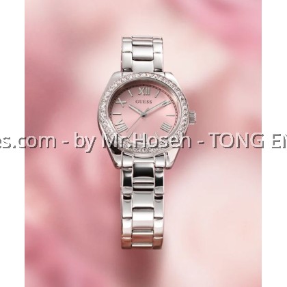 GUESS Ladies Silver Tone Analog Watch 30mm GW0841L4