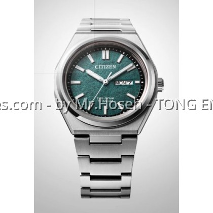 Citizen Zenshin Eco-Drive Super Titanium Day-Date Watch AW0130-85X