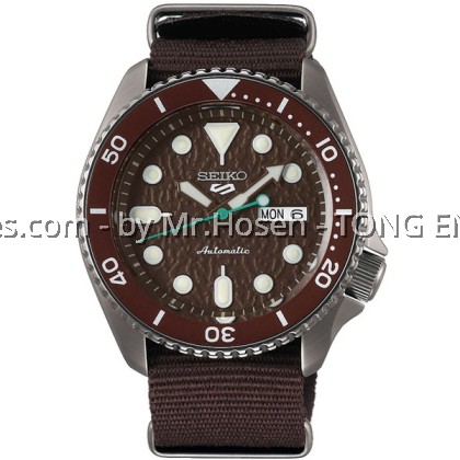 SEIKO 5 SPORT SUPERMAN 5KX BROWN WOODY AUTOMATIC SRPD85K1 SEIKO 5 SPORT SUPERMAN 5KX BROWN WOODY AUTOMATIC SRPD85K1